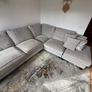 Large Corner Sofa with Footstool Image 4