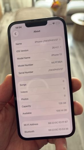 iPhone 13 - 128Gn - 100% Battery Health