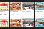 1981 Isle of Man 60th (Diamond Jubilee) Anniversary of The Royal British Legion Commemorative Stamps Gutter Pairs Mint Never Hinged (MNH)