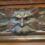 Victorian Oak Green Man Dumb Waiter Image 9