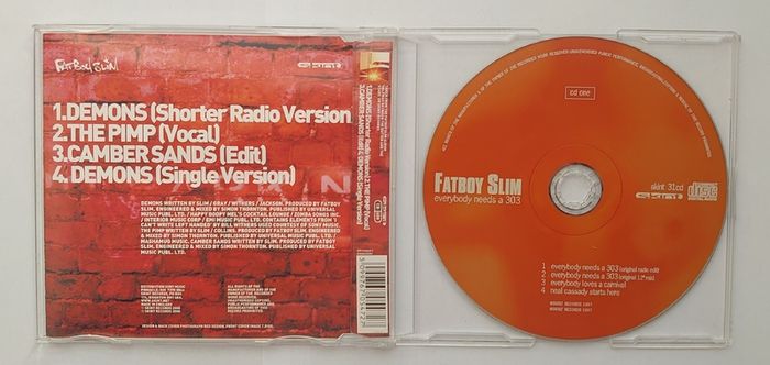 Fat Boy Slim - Demons - CD Single