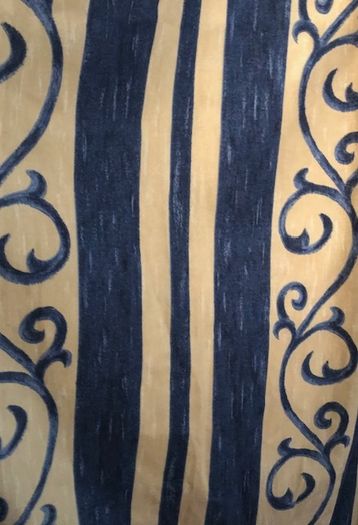 Lined curtain. Vintage fabric