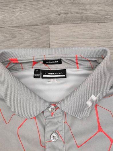 J.Lindeberg Marbled Golf Polo Shirt Mens XXL