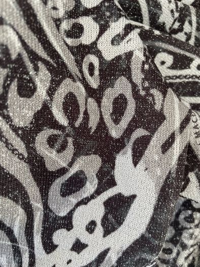 Julien MacDonald star metallized yarn top