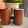 Handturned wooden candleholders Image 2
