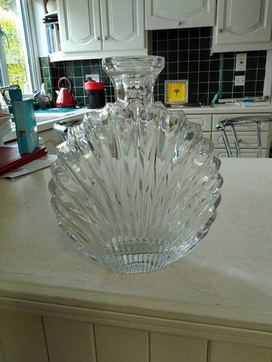 Villeroy and Boch glass decanter, art deco style