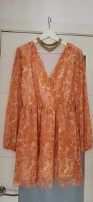AMISU layered skirt dress Sz L (Fit 12-14 UK)