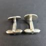 Vintage Engraved "J P D" Sterling Silver 925 Cufflinks Image 3