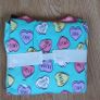 BNWT -  Age 12 - A Pair of Organic Cotton PJ's - Love Hearts Theme - Long Sleeve plus Cuff Pants - E Image 4
