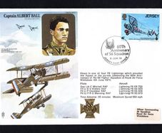 1978 Jersey Illustrated Cover Commemorating 60th Anniversary of 56 Squadron tying 4p Commemorative Stamp.