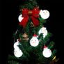 Christmas Light,Led Christmas Snowman String Starry Light for Gardens,Home,Wedding,Christmas Party,Battery-Powered,Christmas Decoration,Warm White (FREE POSTAGE) Image 2