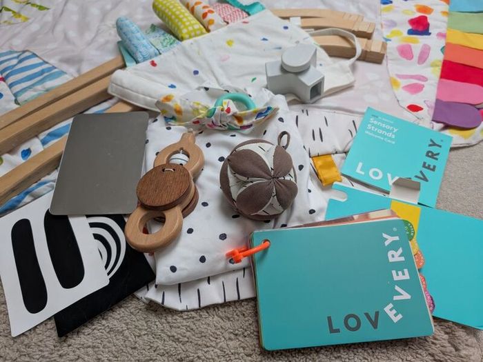 Lovevery playmate + 3 first kits