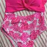 pink swimsuit Image 3
