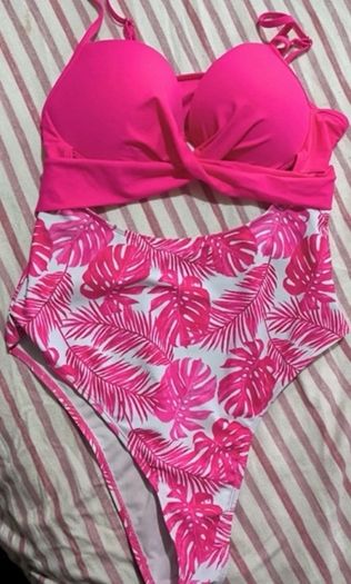 pink swimsuit