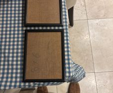 Black Picture frames x2