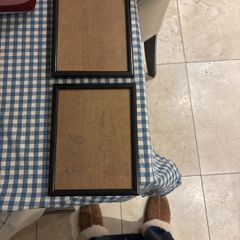Black picture frames x2