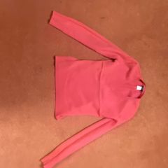 J Crew Pink Lambswool V Neck Jumper
