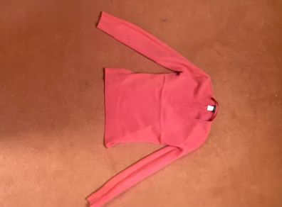 J Crew Pink Lambswool V Neck Jumper