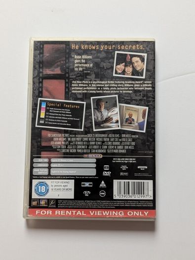 One Hour Photo DVD 2002