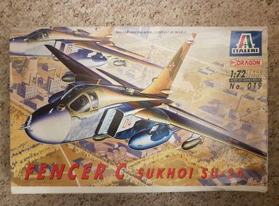 Italeri Dragon like Airfix Zvezda Revell 1/72 Sukhoi Su-24 Fencer C Russian Air Force Plastic Model Kit