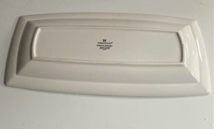 Sarah's garden pretty sandwich tray from Wedgwood