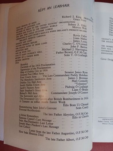 1966/  The Capuchin Annual
