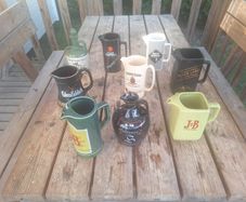 Various Whiskey Jugs