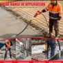 Concrete vibrator 1800W, 4000 rpm,, 5/2m 35mm, amplitude 0,55mm V portable, for concrete, pneed and construction Image 2