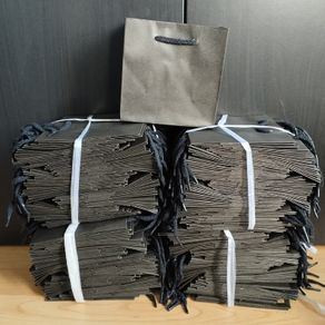 200 Black Boutique Retail/Party/Gift Bags