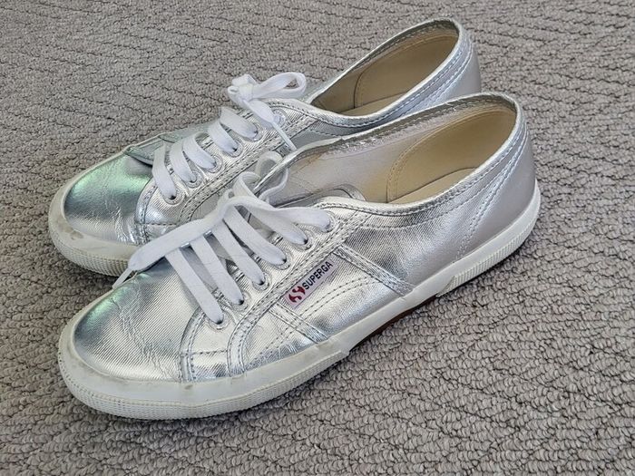 Superga 2750 trainers in silver