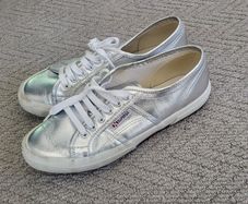 Superga 2750 trainers in silver
