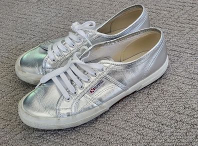 Superga 2750 trainers in silver