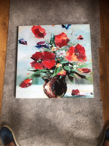 picture. Poppy painting.