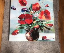picture. Poppy painting.