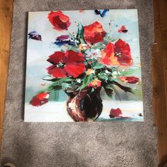 picture. Poppy painting.