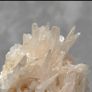 Blush Pink Crystal Cluster - Mineral, Metal Stand Image 7