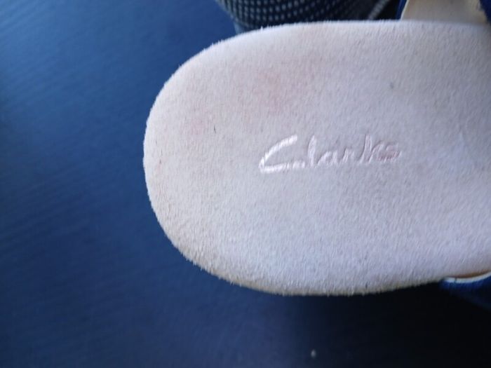 Pair of CLARKS Suede Wedges