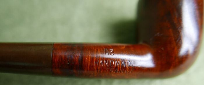 Vintage Hand Made Ratos Old Briar Wood France Smoking Pipe D3