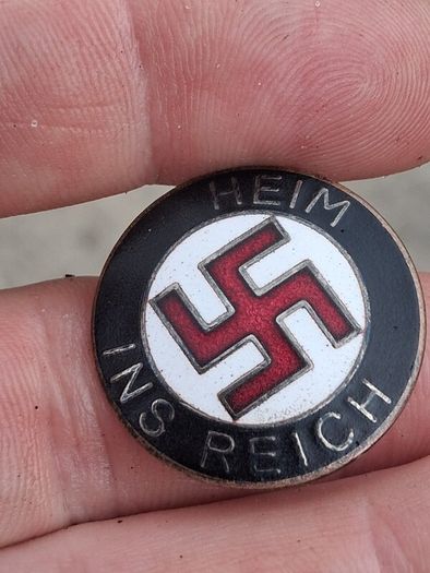 Trio of 1930's Party Pin Badges
