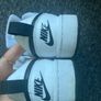 Nike shoes white and black Image 6