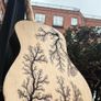 Guitar Custom with burned patterns Image 5