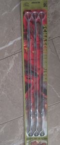 Stainless steel barbeque screwers pack, 60 cm long ,
