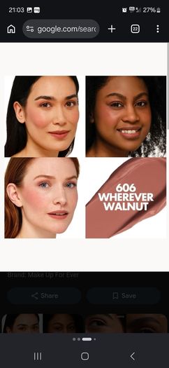 MAKE UP FOR EVER Artist Color Crayon in '606 - Wherever Walnut' (7g)