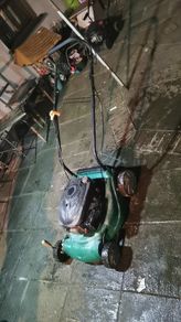 petrol lawnmower