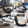25.4cm Roti Maker Machine with Free Roti Heater and Removable Handle - Indian Chapati, Tortilla, Roti AC220-240V 50/60Hz 1200W Image 6