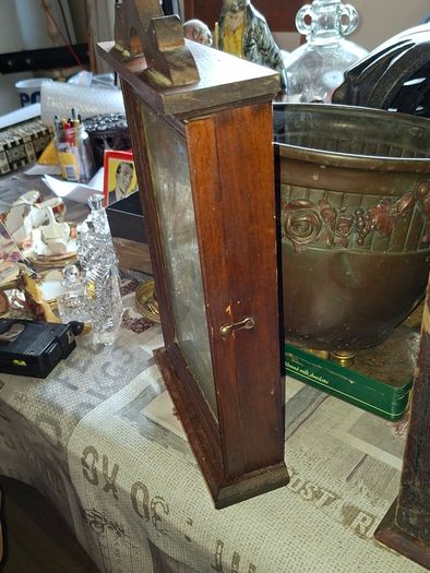 Beautiful Old Floral Wooden Wall Mounted Cabinet Key Holder, Postage Available or Collection, Lots more Coins, Notes, Antiques and Collectables including Oil Lamps in my other ads