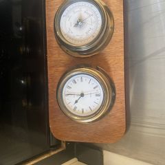 ships clock and barometer