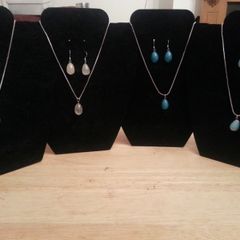Turquoise/Rose Quartz sets