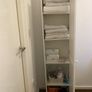 IKEA SILVERAN High Cabinet with Mirror Door Image 4