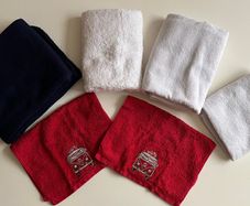 Bundle of Towels and Blanket